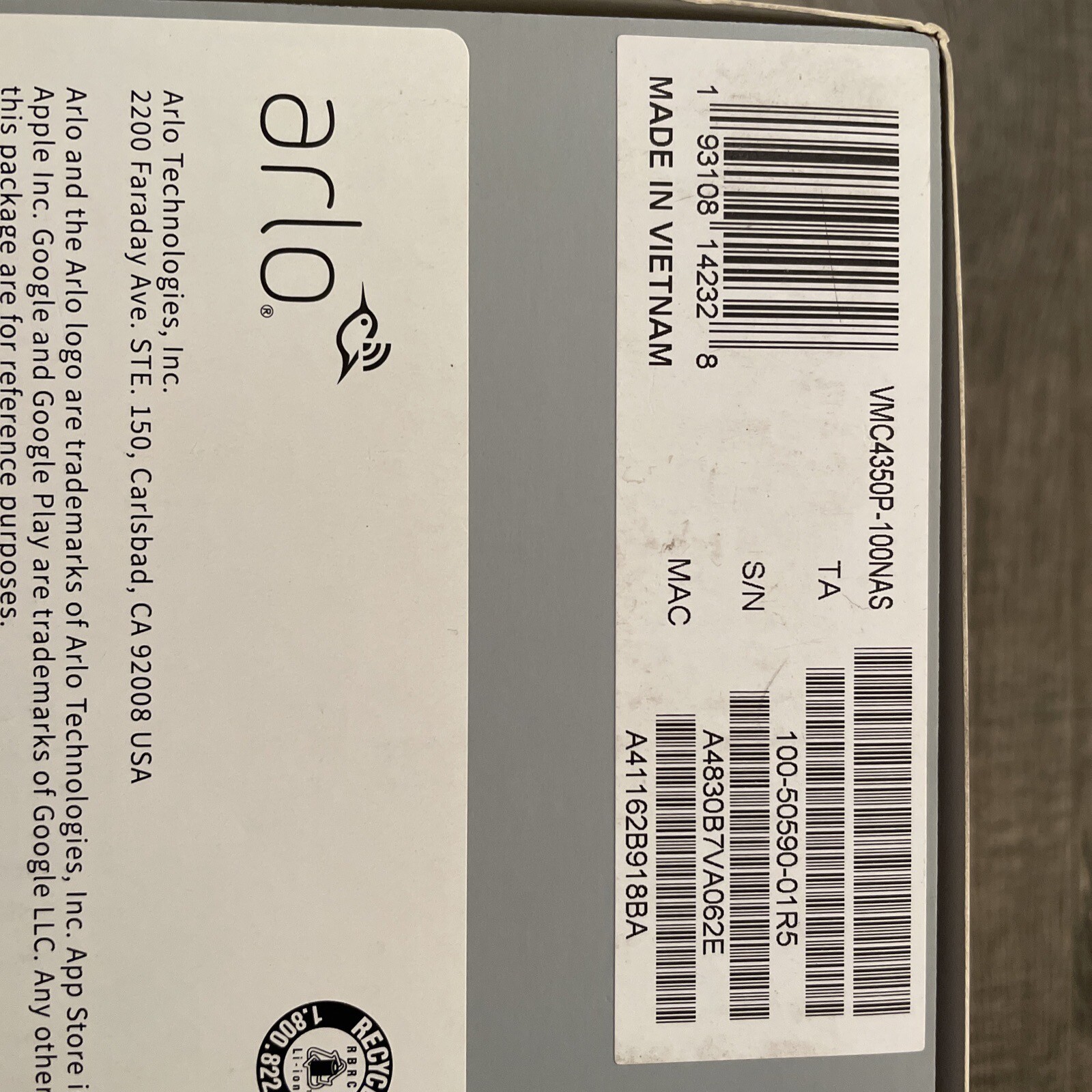 Arlo Pro 4 Spotlight Camera – White, Set of 3