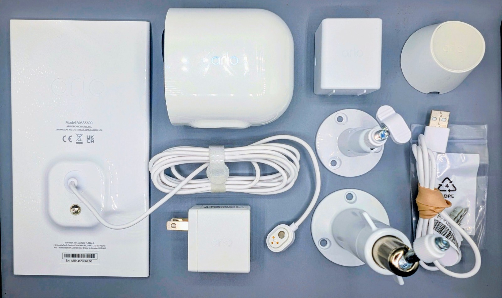 Arlo Ultra 2 4K Smart Wireless Security Camera + Official Solar Panel Bundle