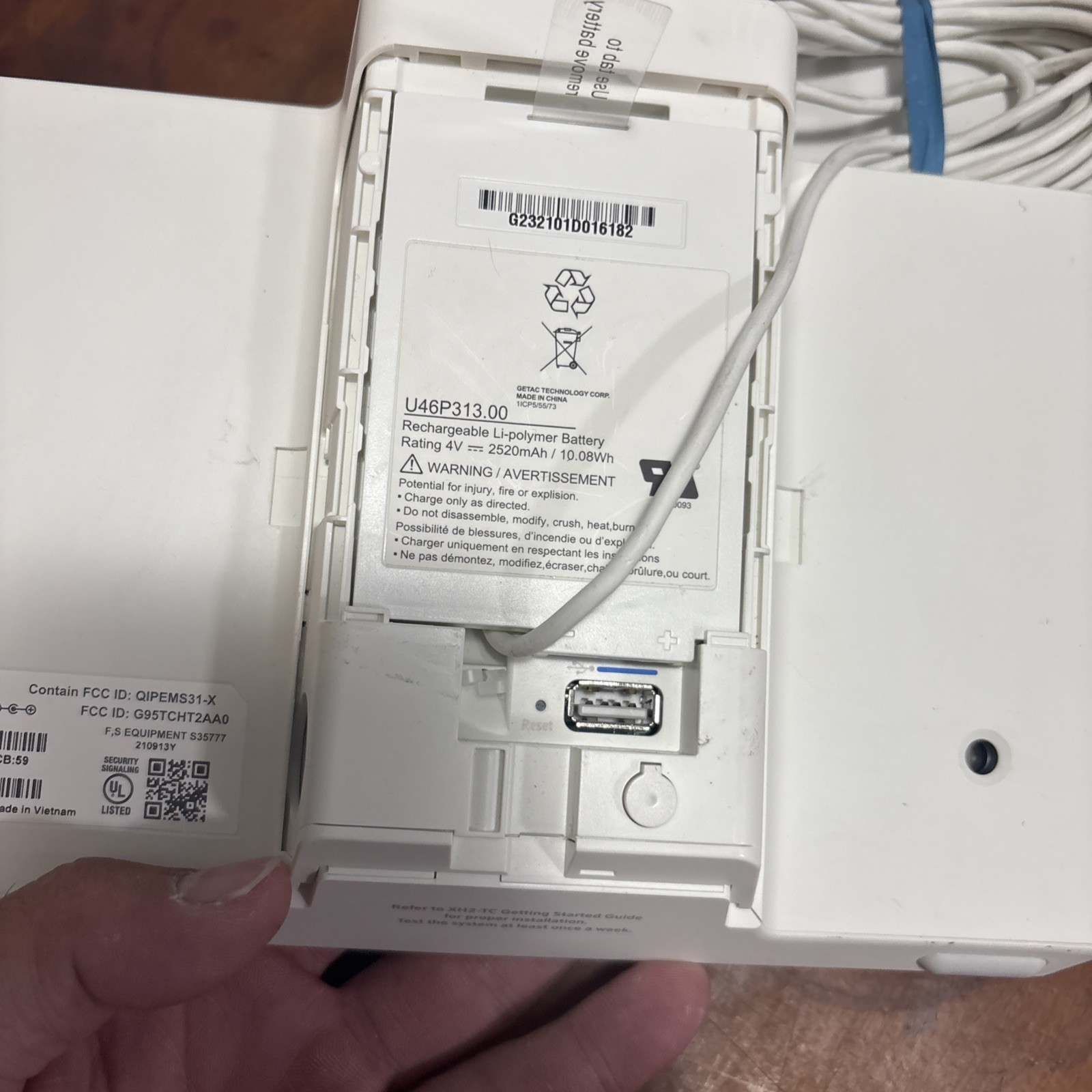 Comcast Xfinity Home Security Touchscreen Control Panel XH2-TC TCHT2AA0 *NO CODE
