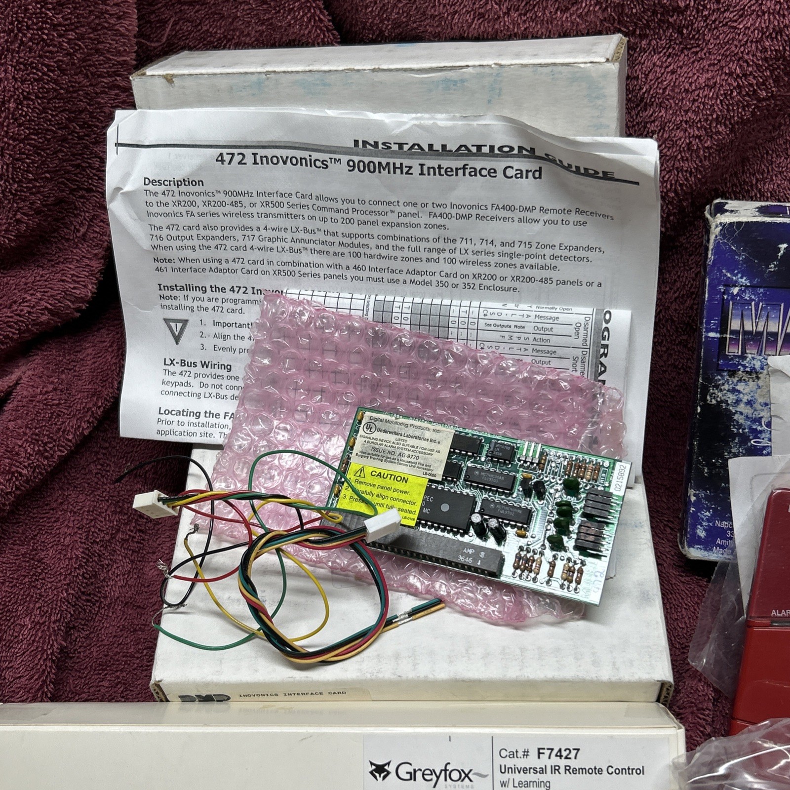 Lot Of Security Alarm Equipment. Napco, Greyfox,DMP, BGE, Magnum Alert
