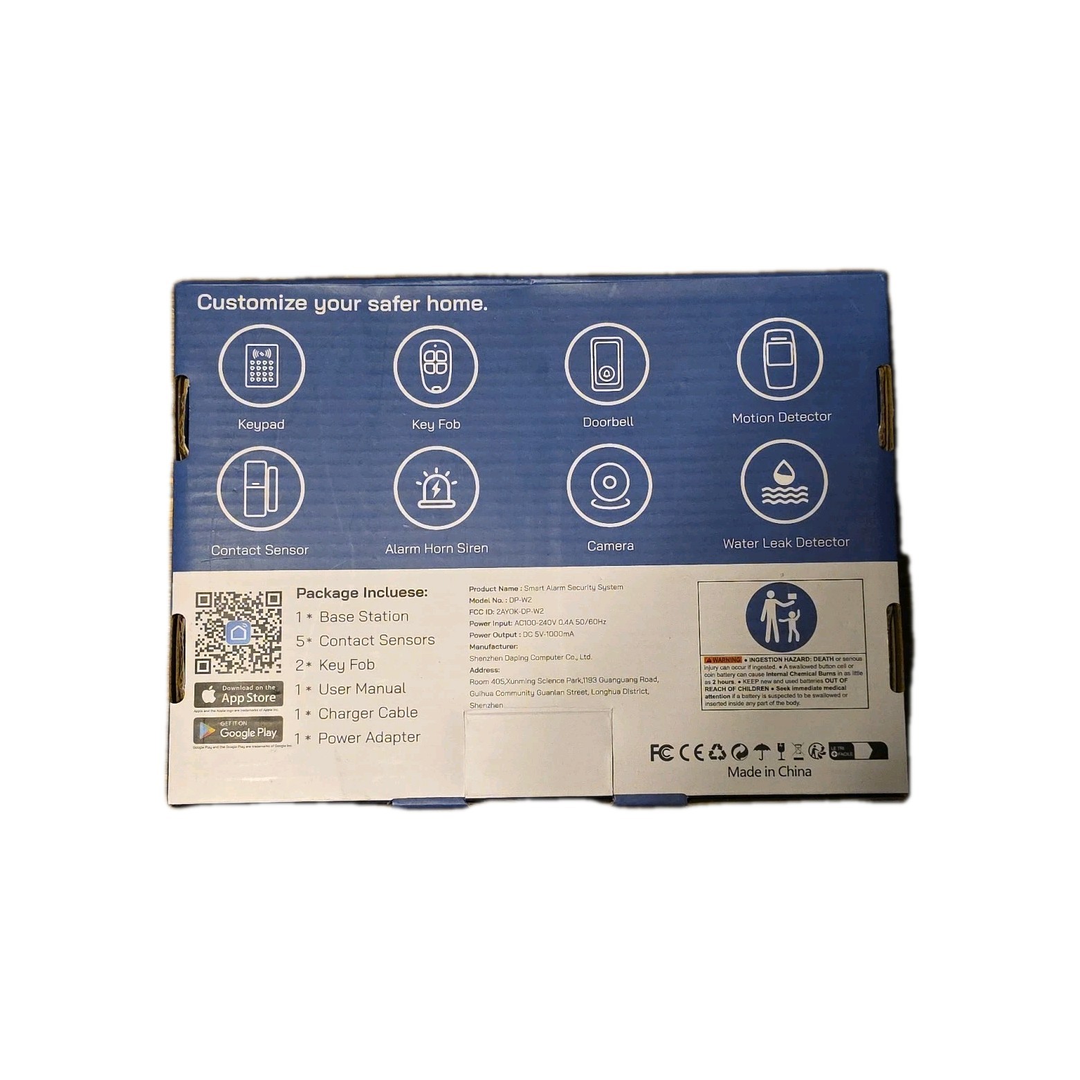 tolviviov – Wireless Home Security Alarm 15-Piece Kit V1.0 NEW