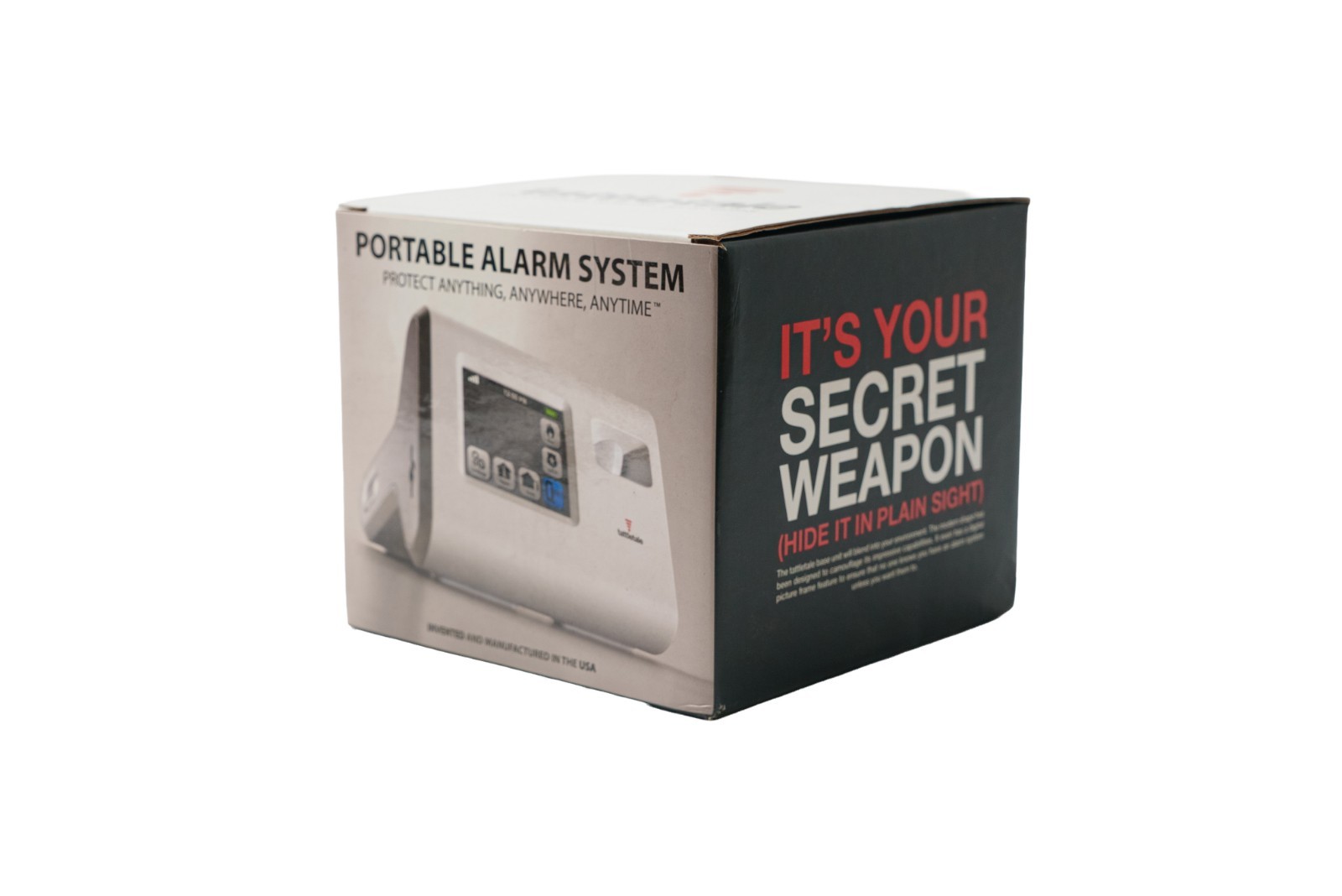Tattletale Portable Alarm System Wireless Security Device w/ Sensors In Box