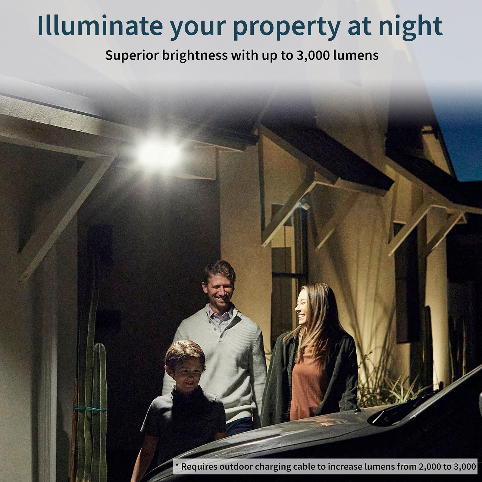 Arlo Pro 3 Floodlight Camera – Wireless Security, 2K Video & HDR, Color Night…