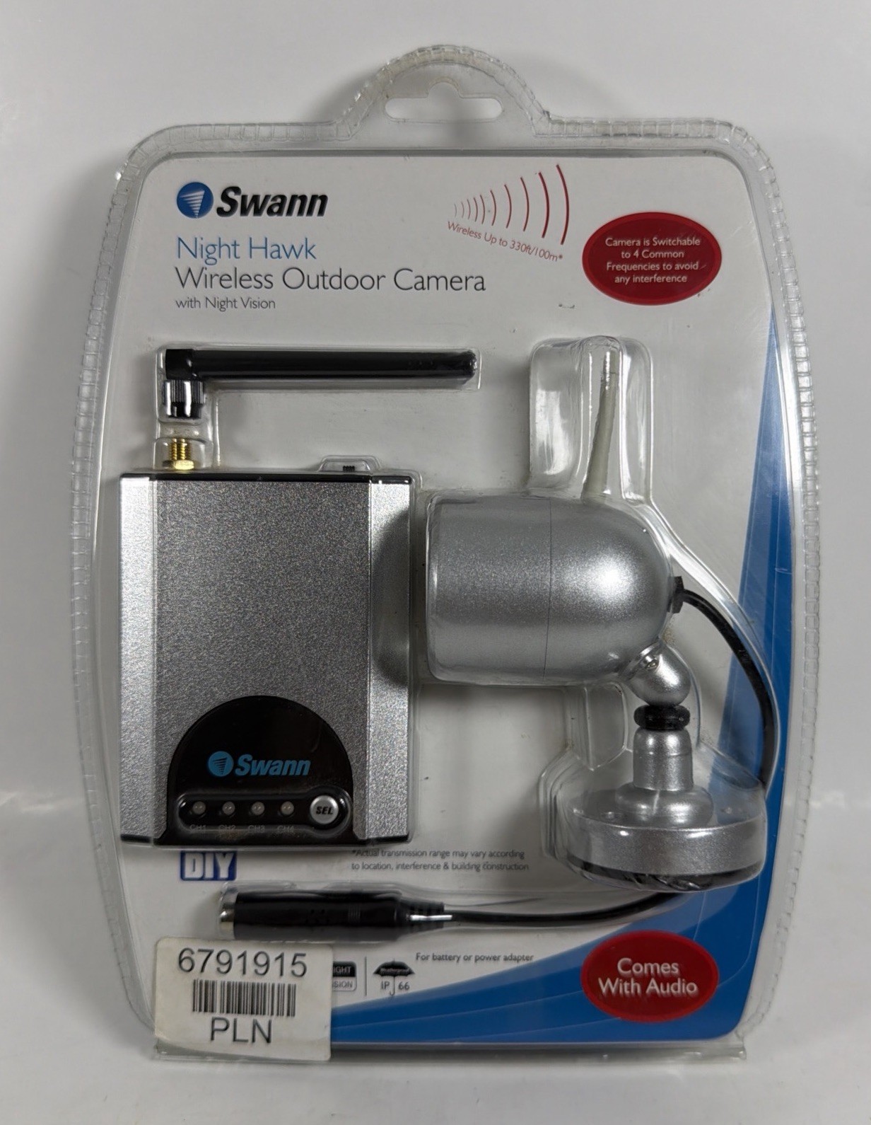Swann Night Hawk Wireless Outdoor Camera & Receiver – New