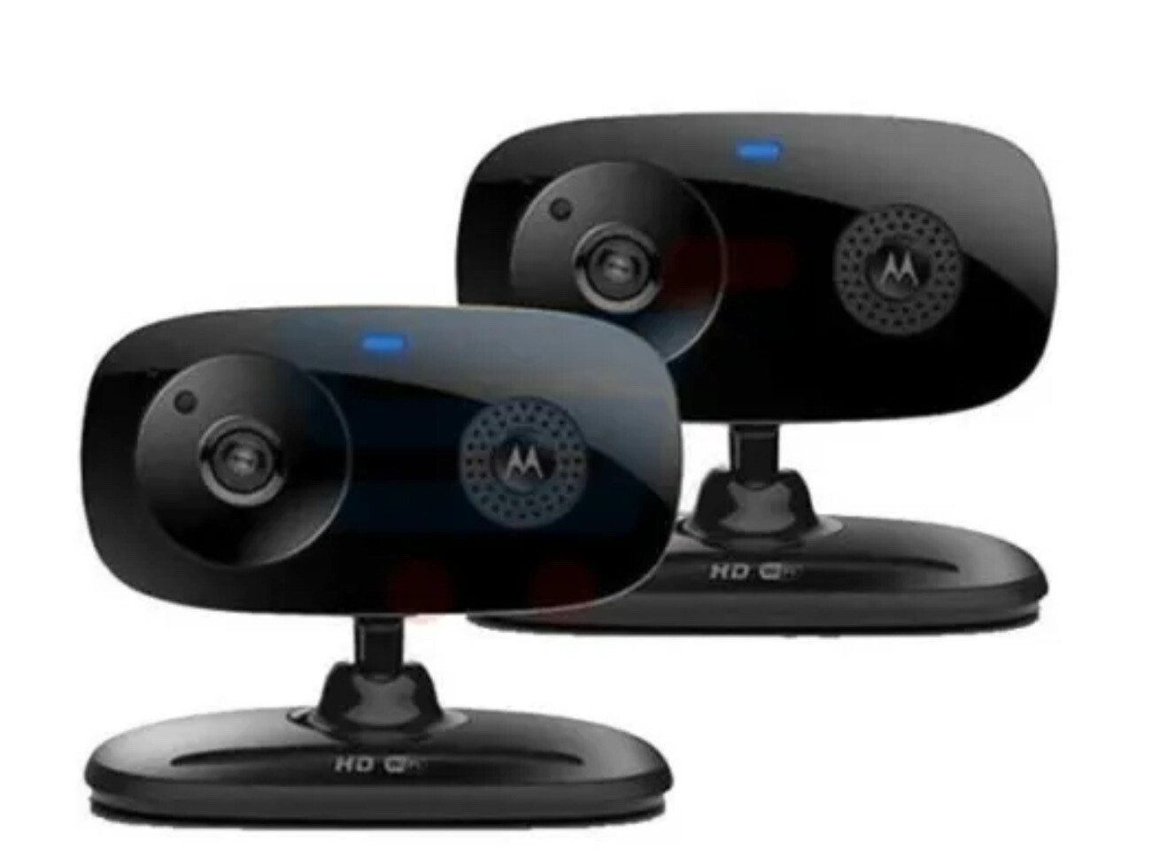 2X Motorola Focus66 Wifi HD Home Baby Monitoring Security Camera with Hubble