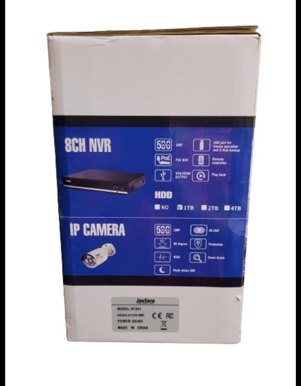 8CH 5MP POE NVR SYSTEM by JouSecu
