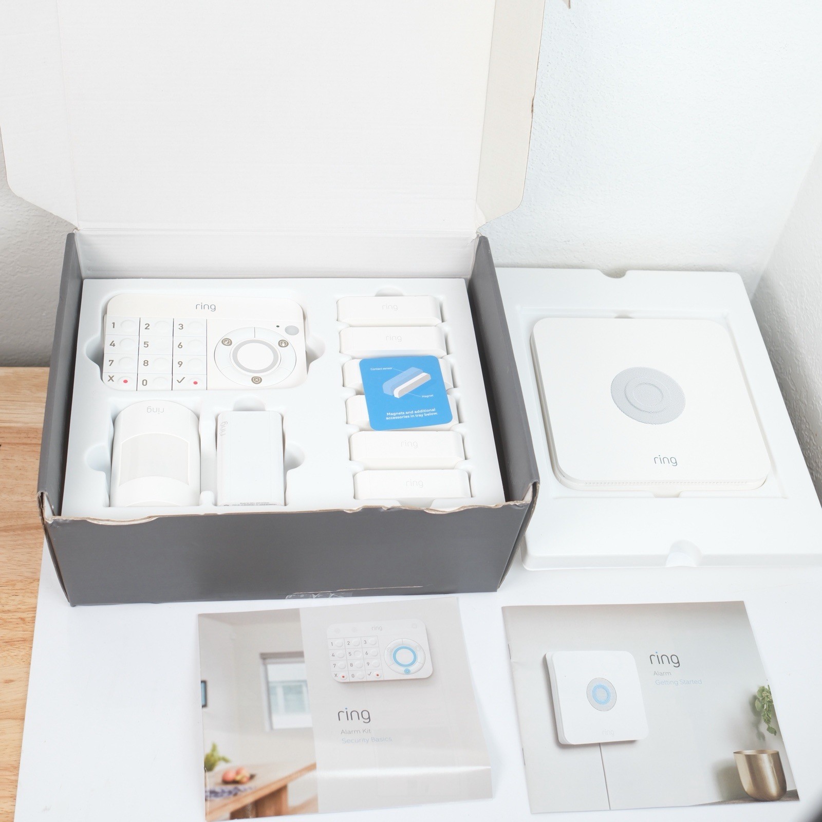Ring Alarm 10-Piece Wireless Home Security System 1st Gen Base New Open Box