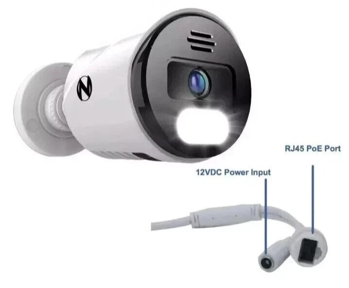 ✅ Night Owl Wired POE 4K Spotlight Camera 2-Way Audio Siren IP8 IP-8LTA-B ✅