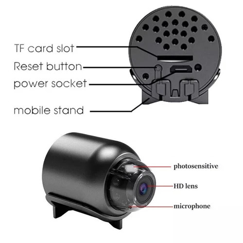 HD 1080P Mini Camera WiFi Camcorder Security Cam For Home