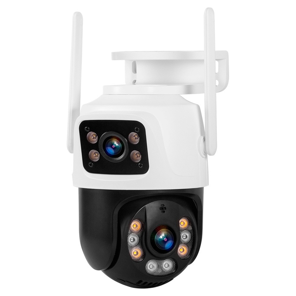 Smart WiFi 6MP Dual Lens Camera Human Detection Alarm Home CCTV Cam iCsee