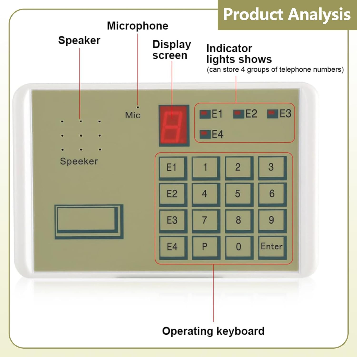 Telephone Voice Dialer, Voice Dialer Alarm Wired Telephone Voice Auto Dialer Bur