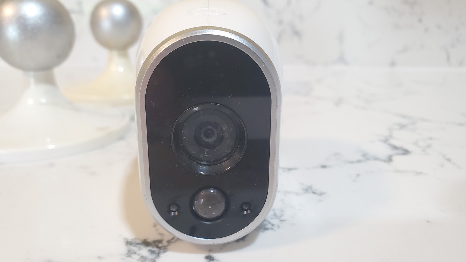 (2) Arlo NETGEAR VMC3030 Add-on HD Security Camera No Battery UNTESTED – WYSIWYG