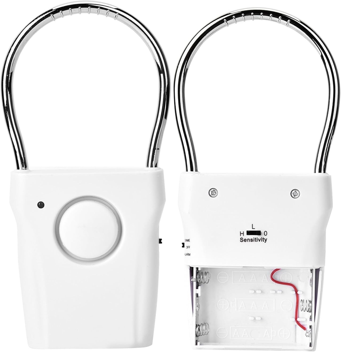 120dB Portable Door & Window Alarm with Vibration & Touch Trigger