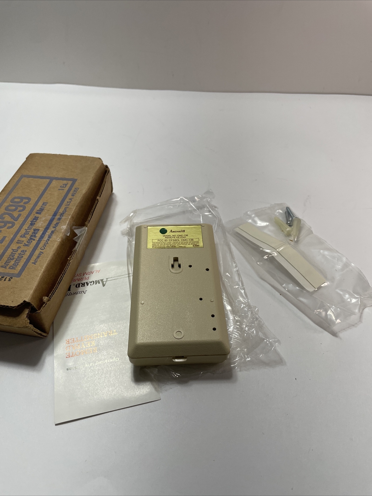 amway amgard 2 perimeter alarm remote keypad e-9299