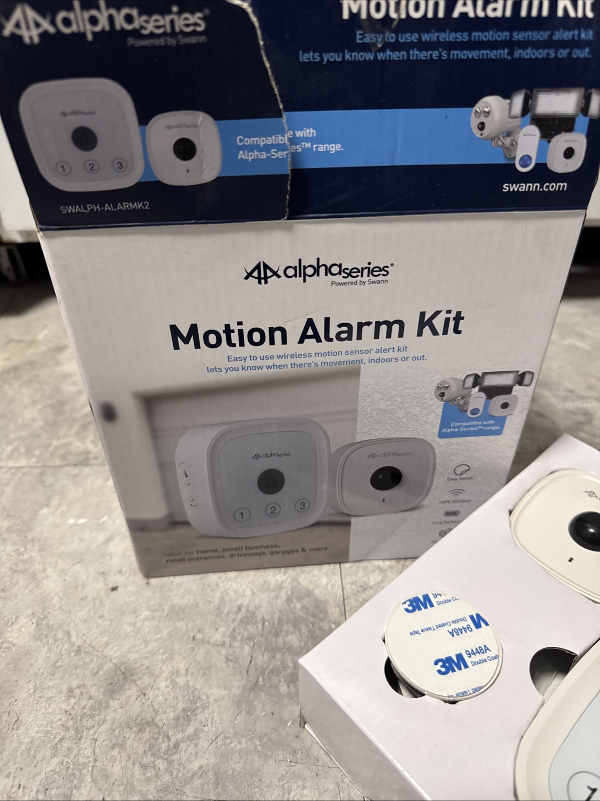 Alpha Wireless Motion Sensor Swann Senso Chime. Easy Installation