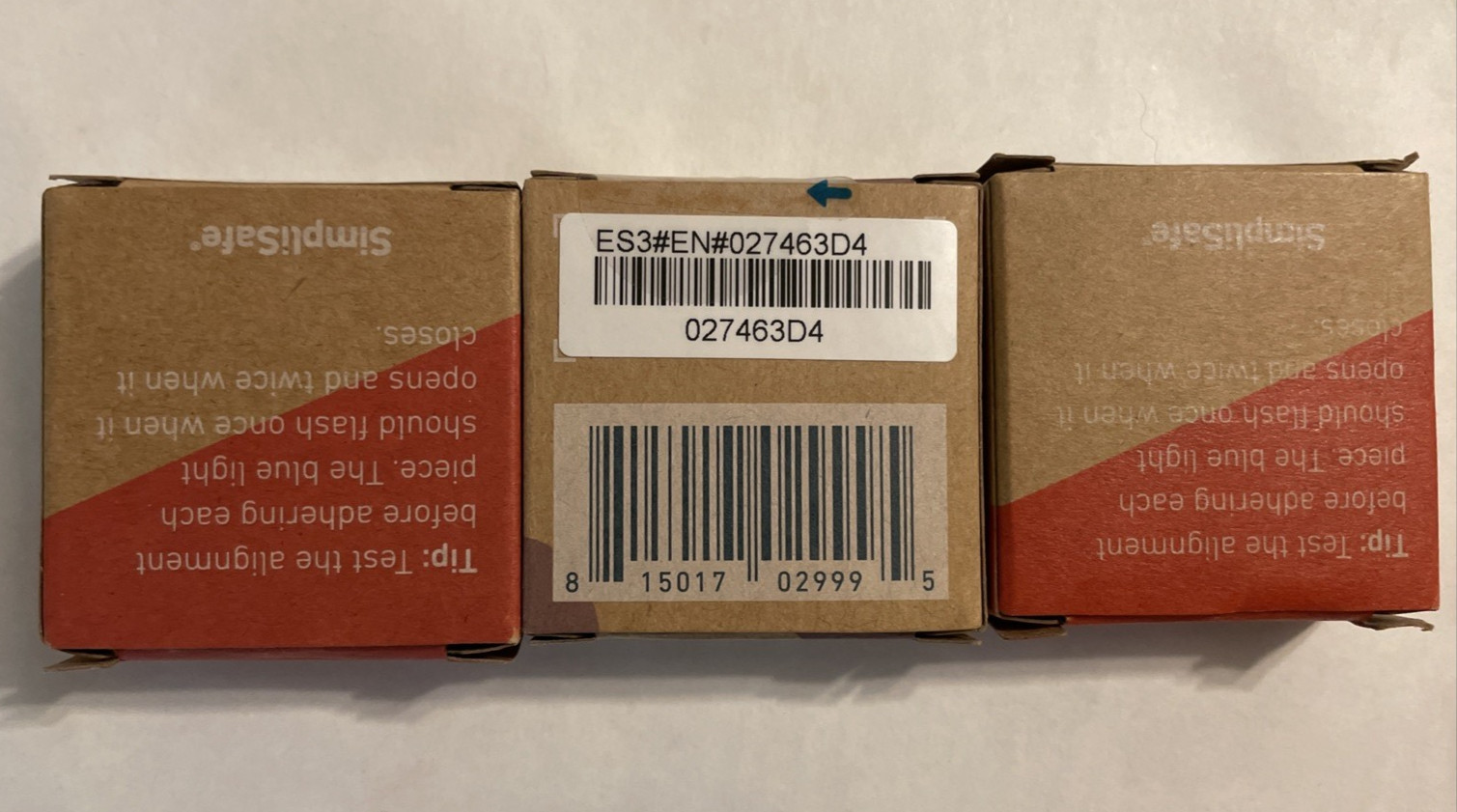 SimpliSafe ES3 Door Window Entry Sensor Security System – 3 Pack