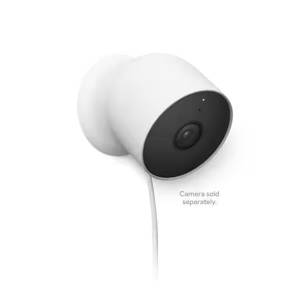 Google Nest Cam Weatherproof Cable for Nest Cam (Battery) Only – Snow – 10m