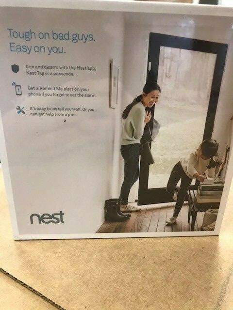 nest secure alarm system starter pack H1500es NEW