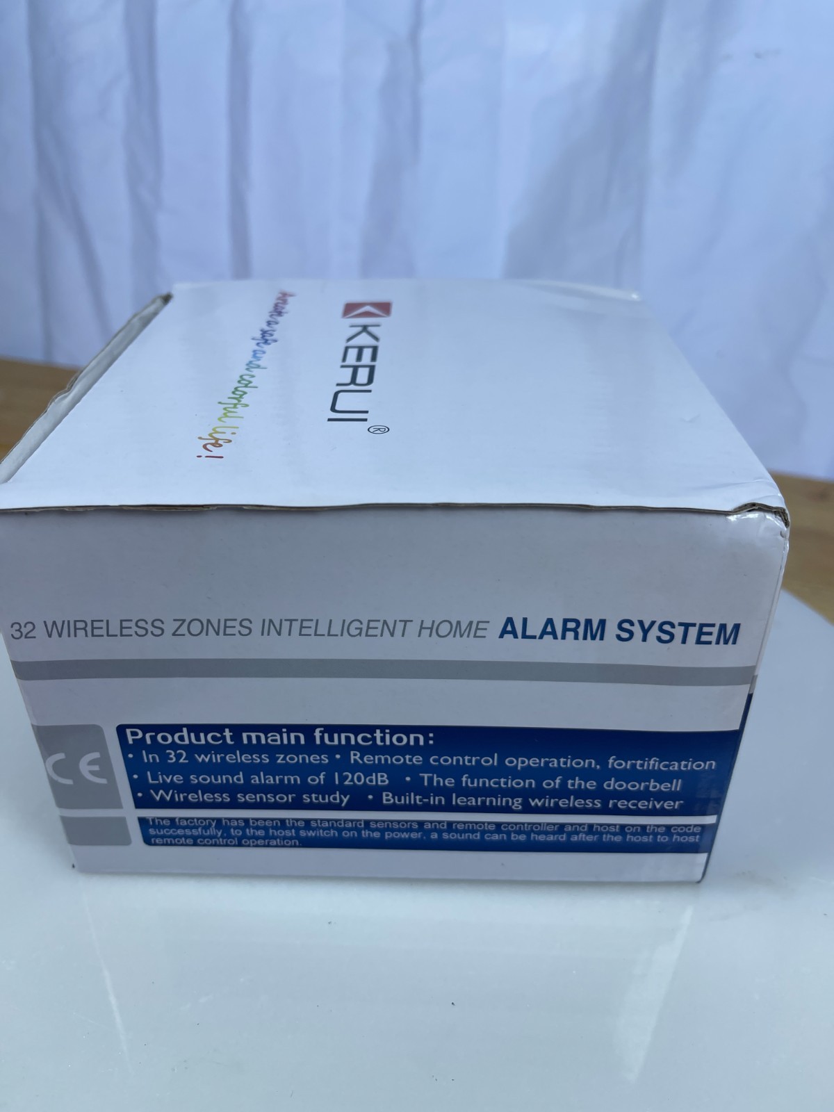KERUI 32 Zone Wireless Home Alarm System Kit w/Siren PIR Sensors