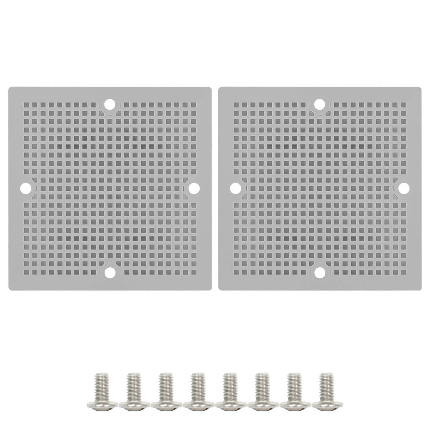 4pc Mounting Plate for Junction Box, ABS Plastic Internal Panel w/Screws