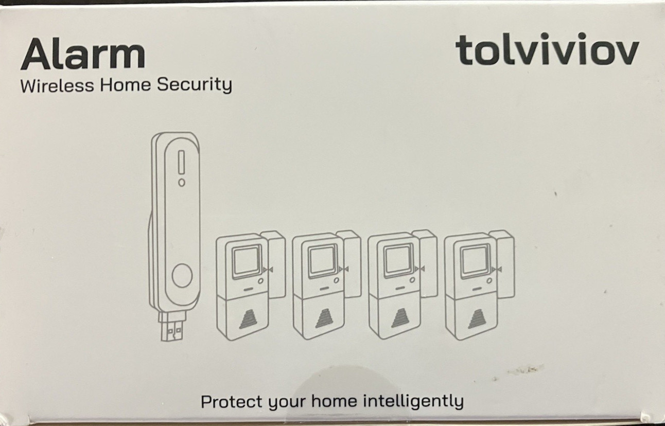 TOLVIVIOV Wireless Home Security Three Contact Door / Window Alarms #455