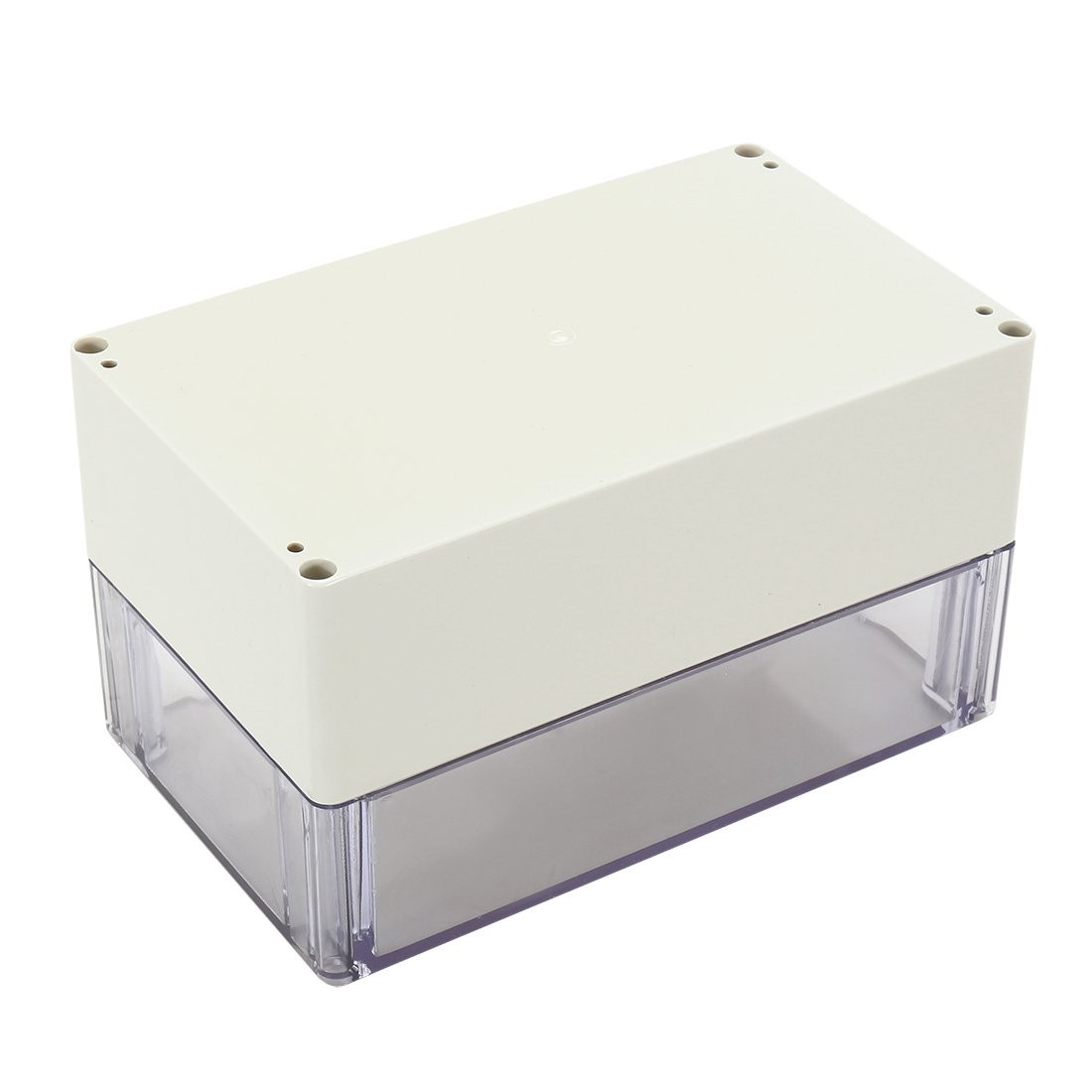 ABS Plastic Junction Box, Dustproof 7.9×4.7×4.4, Light Gray /Transparent