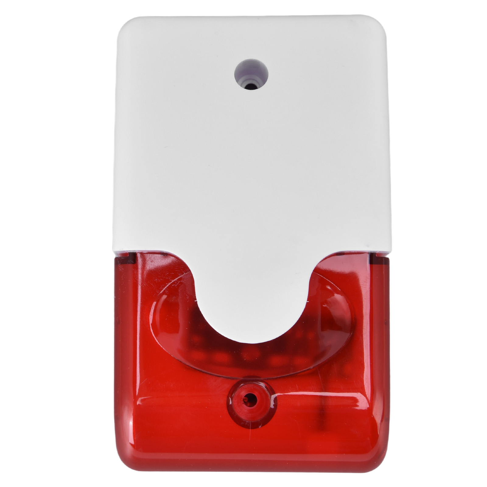 Alarm Siren Wired Strobe Siren DC 12V Red Light Flashing And Sound Buzzer For AC