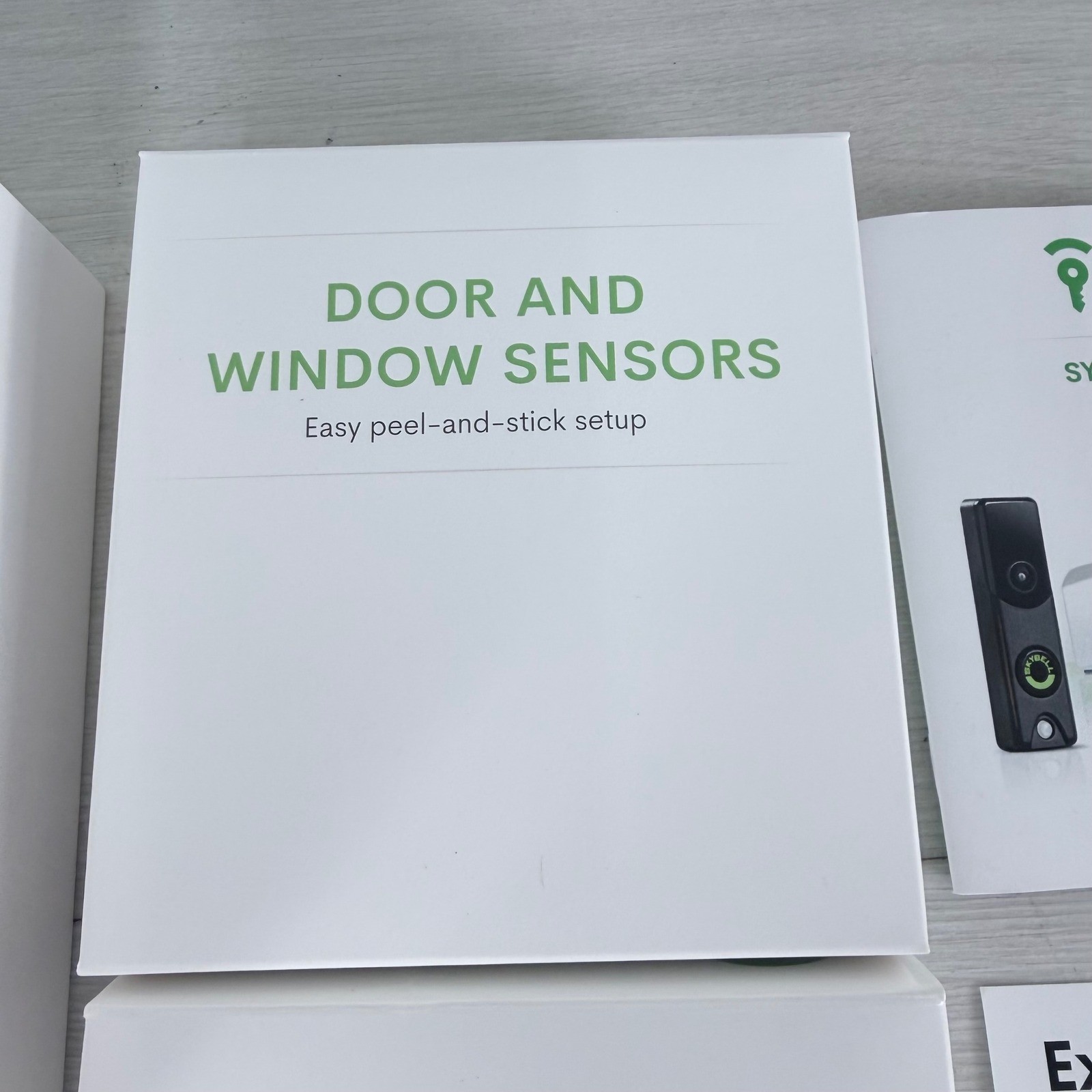 Frontpoint Home Security System Safehouse 6 Piece Kit Hub Doorbell Sensors