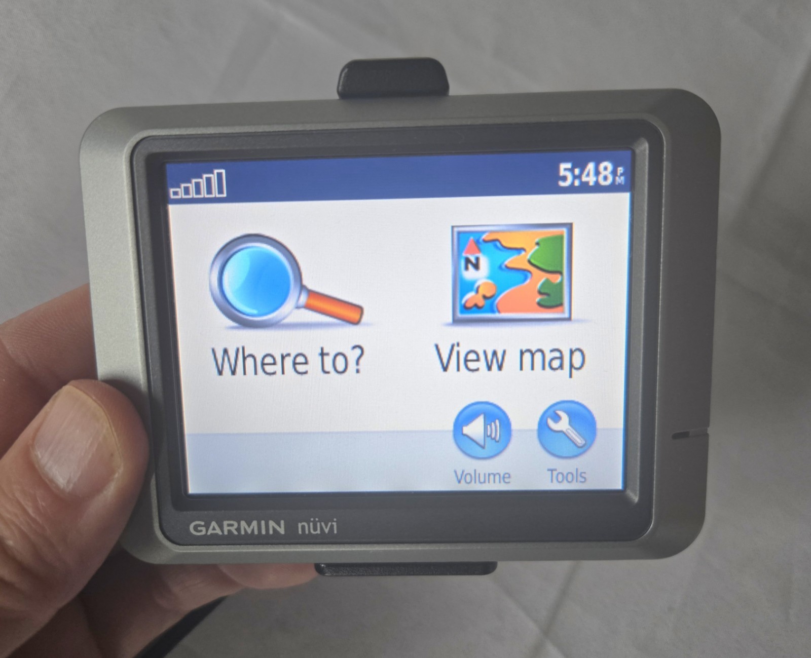 Garmin Nuvi 200 Nüvi 200 GPS Touchscreen Navigation Unit TESTED W/Power Cord,Box