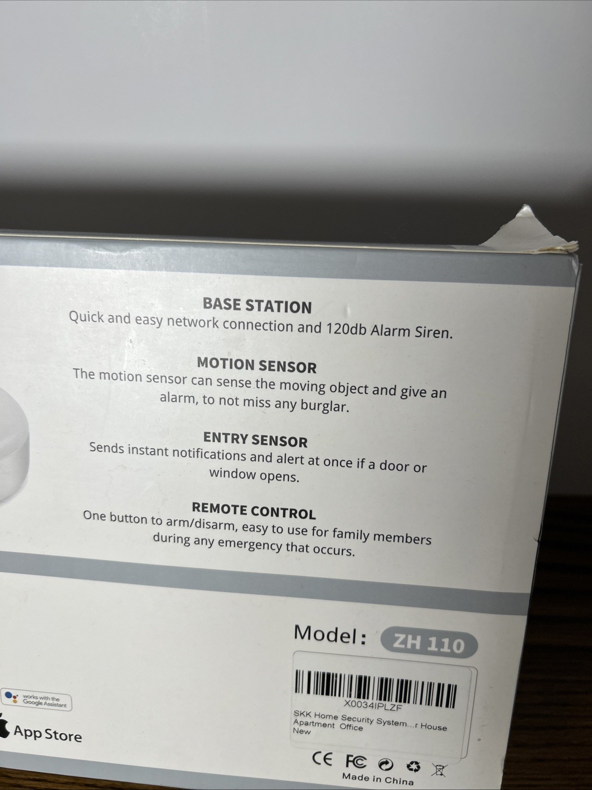 SKK Home Security Kit Wireless Home Security. NEW