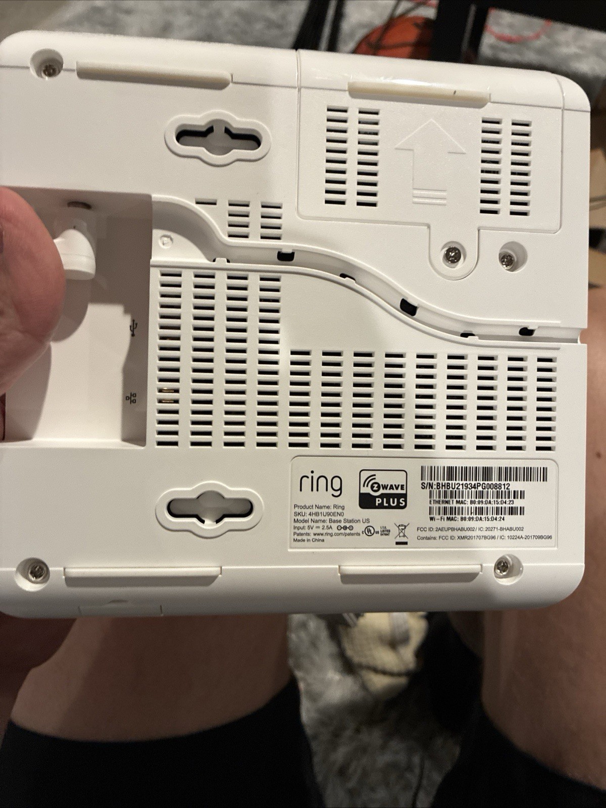 Ring Alarm Base Station US White 4HB1U9-0EN0
