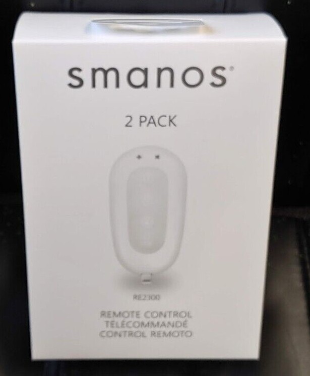 Smanos RE2300 Remote Control 2 Pack – Brand New Sealed