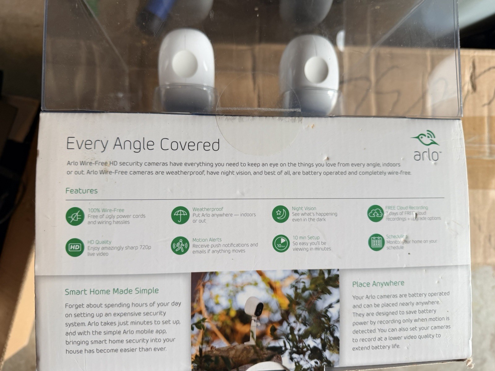 Arlo HD Indoor/outdoor 100% Wire Free Security Camera