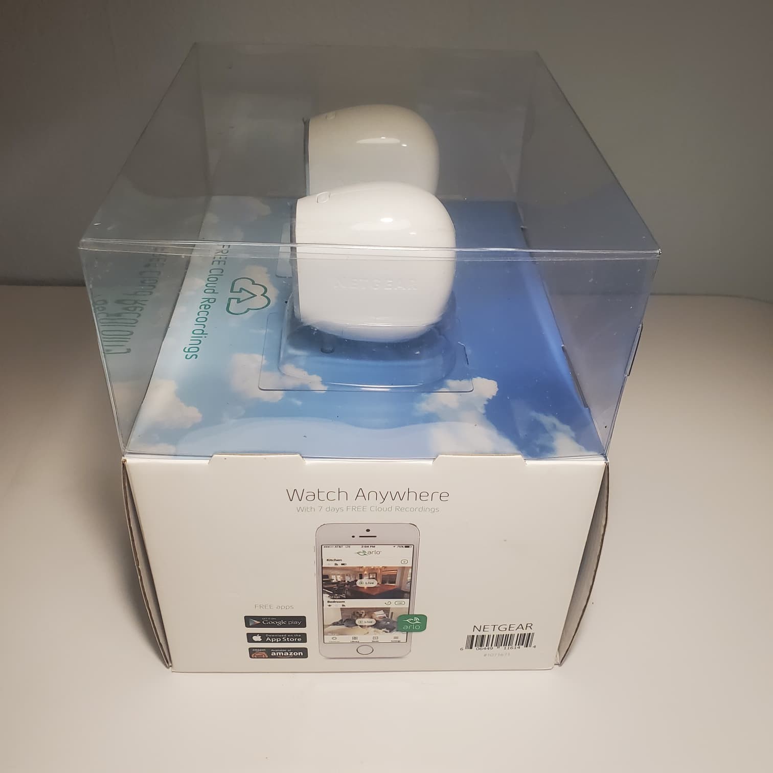 Arlo 2 Camera HD Security System by Netgear, 100% Wire Free, Factory Sealed