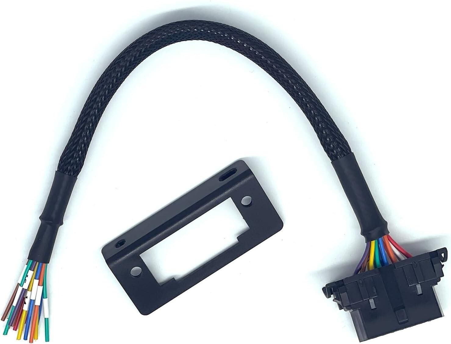 Obd2 J1962 Female to Open Pigtail Cable Bracket Obdii Port Replacement Cable