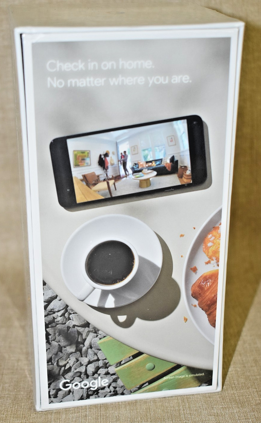 NEW Sealed Google Nest Cam Indoor Wired Security Camera Fog GA03178-US ~ GJQ9T