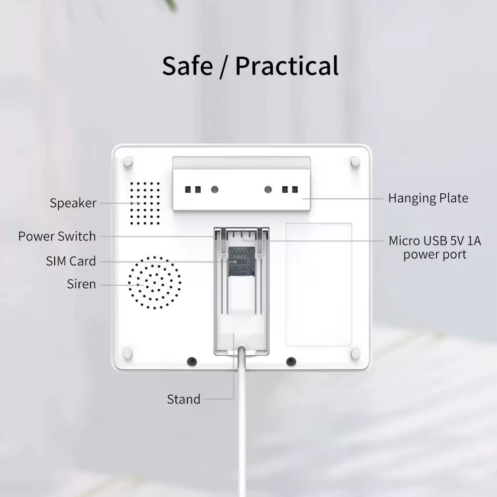 4.3-inch panel Tuya Smart Home Security System Wireless WIFI 4G For Home burglar