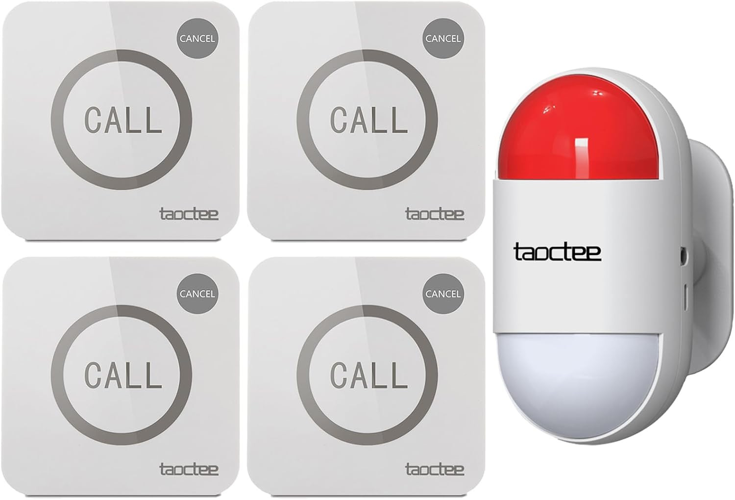 Panic Button Alarm for House Remote Control Strobe Siren Alarm System Sound & Li