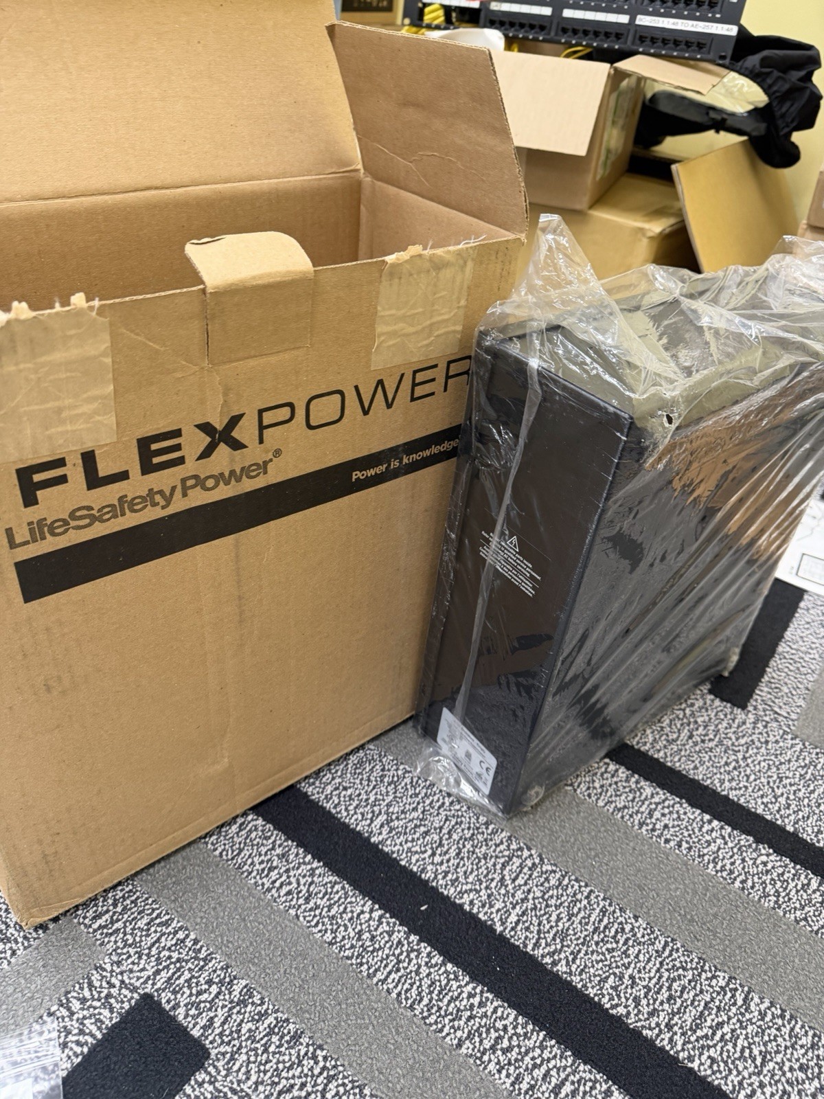 LifeSafety Power E1M-BOXED E1 Enclosure with Mercury Back Plate, 14″x12″Wx4.5″D