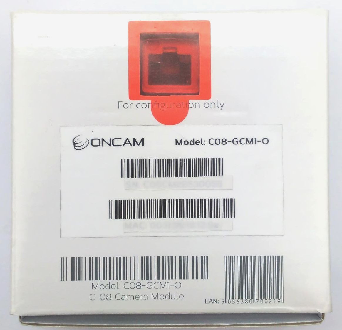 Oncam C-08 Security Camera Module Indoor 360 Degree Fisheye 8MP C08-GCM1-0