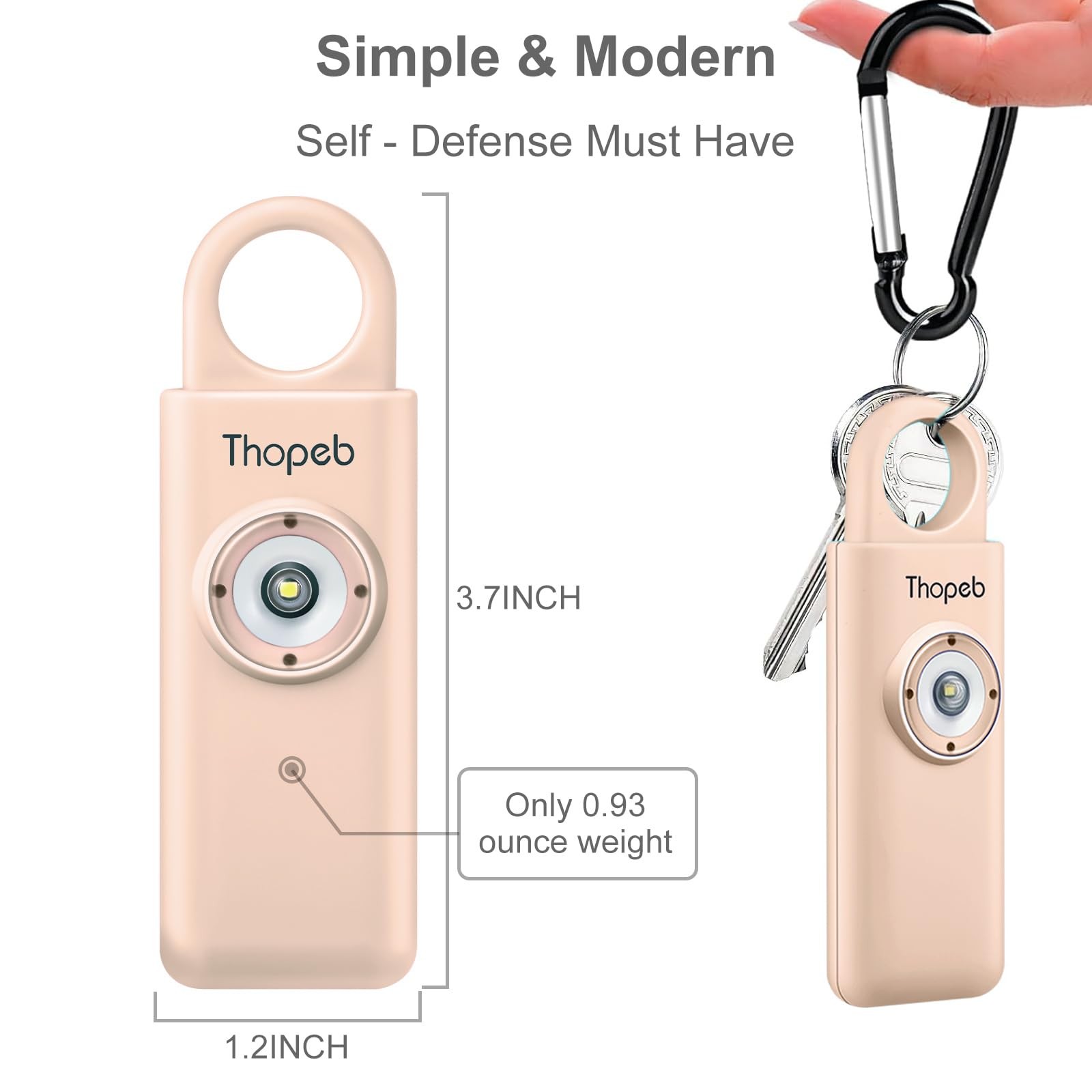 –The Original Personal Safety Alarm for – Elders & Keychain Siren – 135dB Lou…