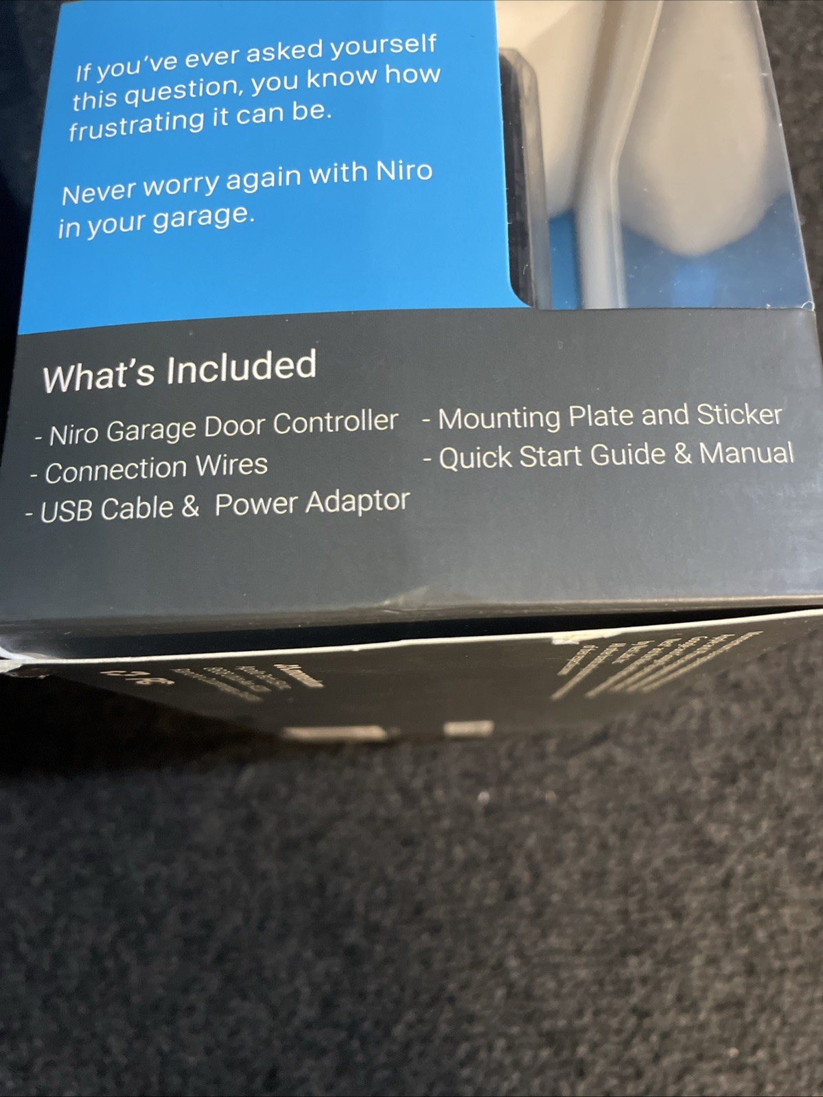 Momentum Niro WiFi Garage Door Controller With Built In Camera Sealed MOGA-001