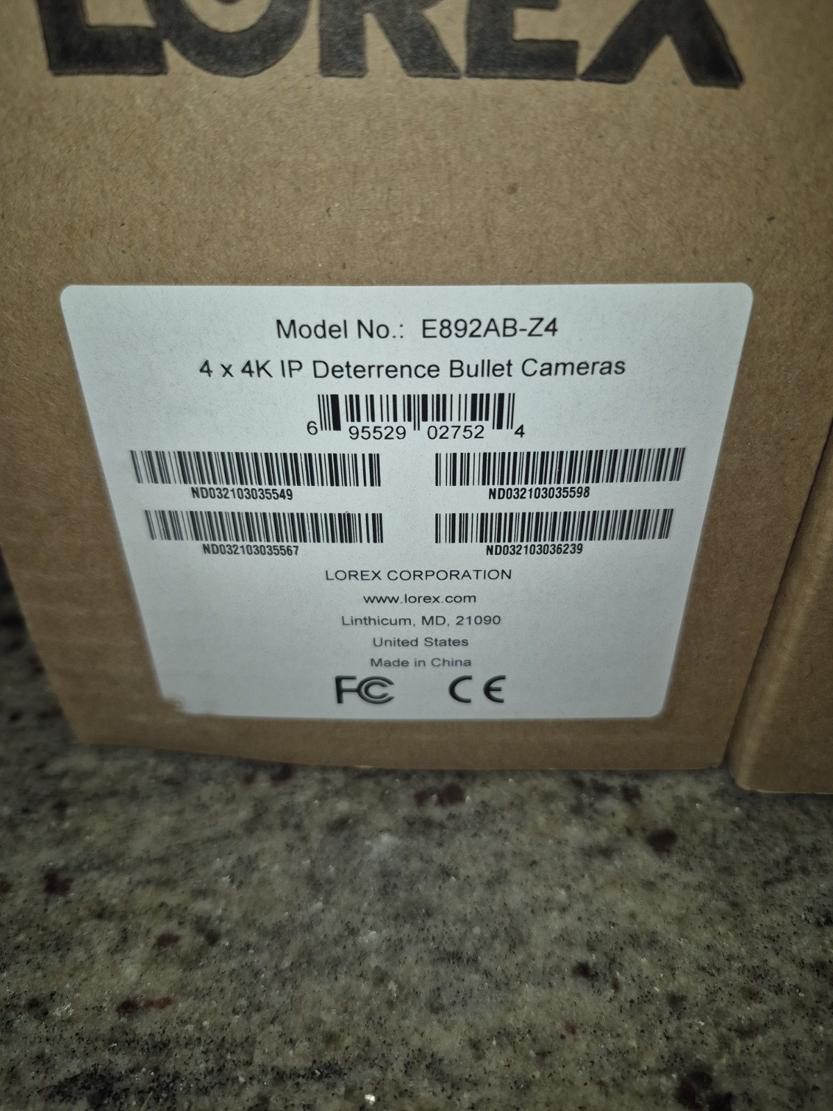Lorex 4K Fusion Security System 8x 4K Cameras 16CH 3TB NVR