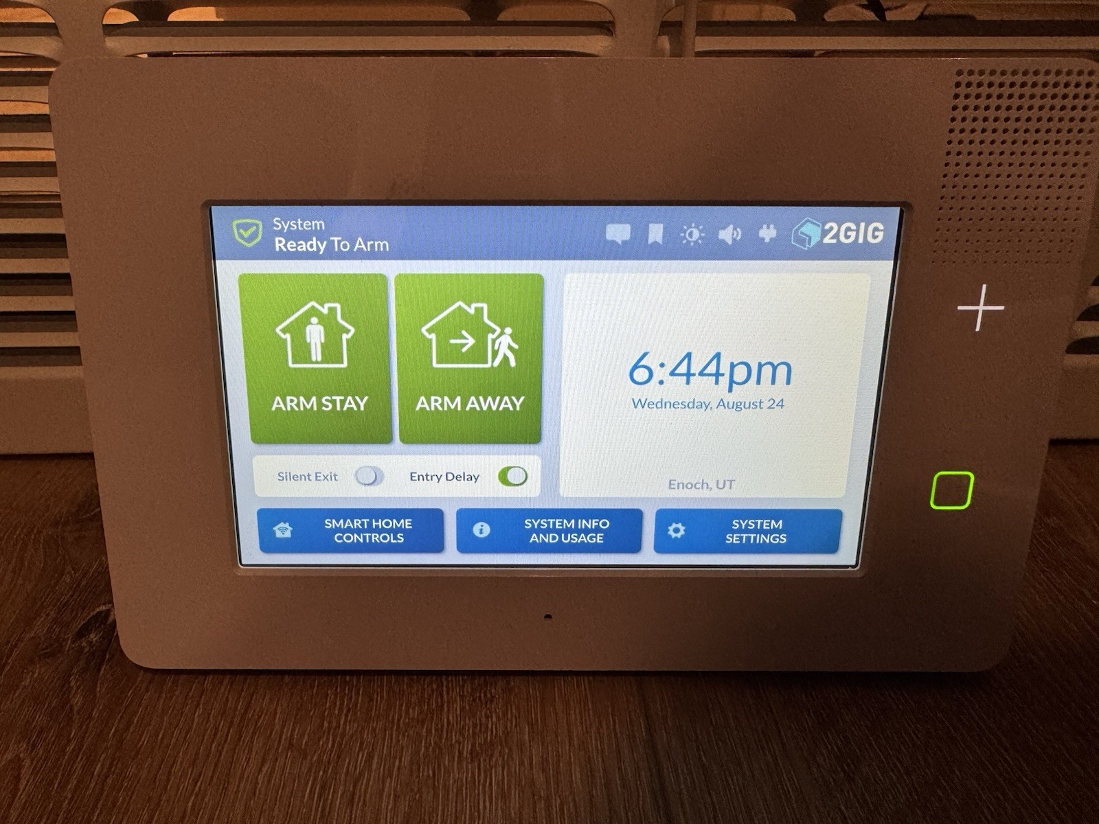 2GIG GC3E Security Panel | Comes with Verizon Cell unit and new battery