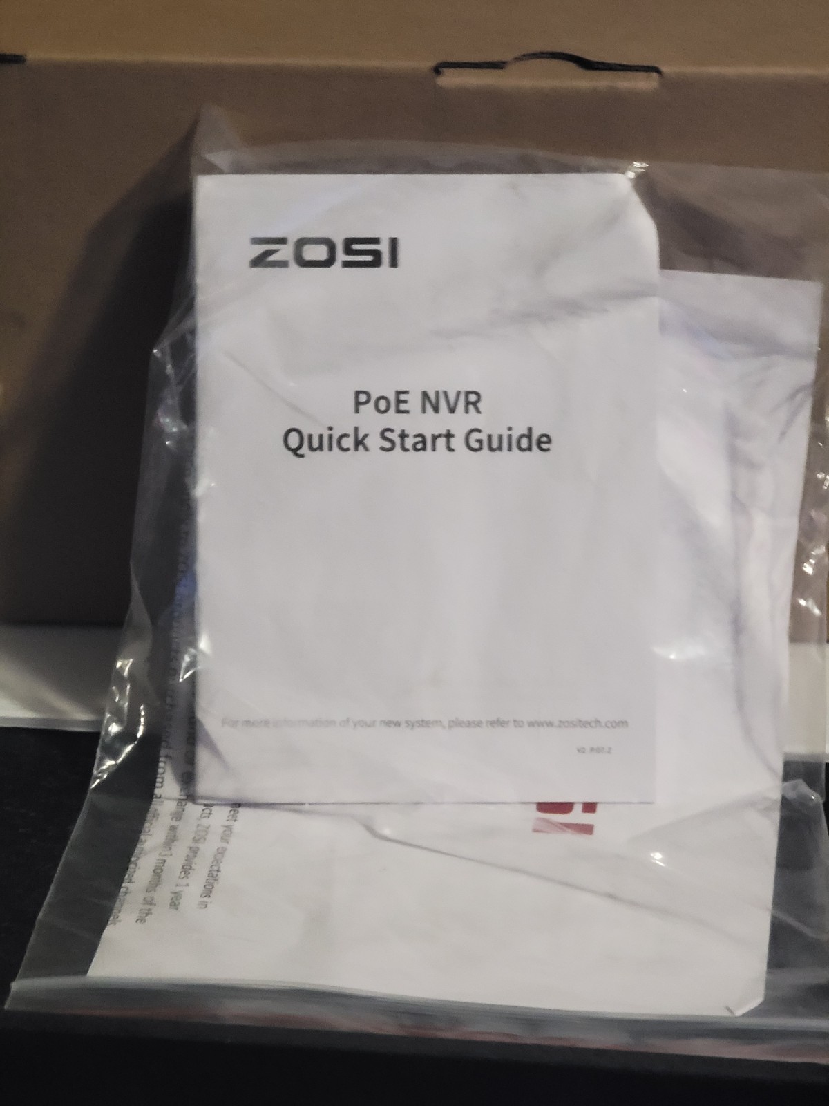 ZOSI 8CH 4K 8MP NVR PoE Security Camera System Outdoor 2TB OPEN BOX
