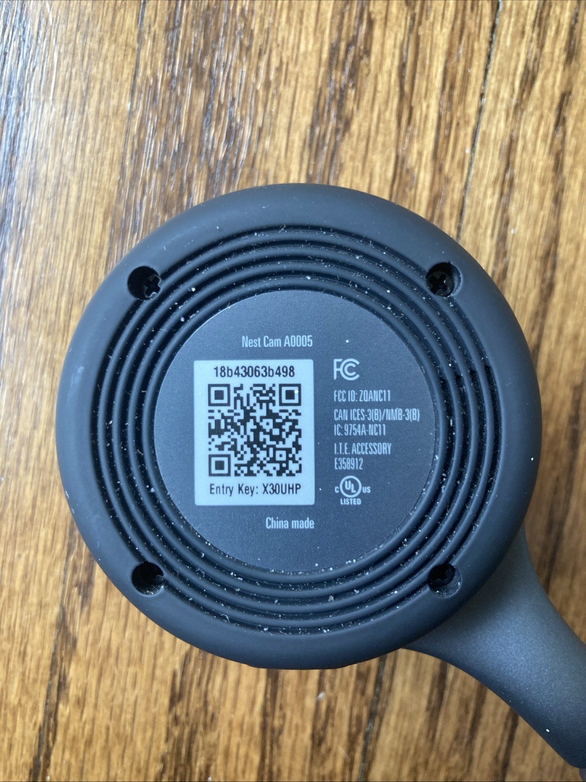 Google Nest Cam A00005 Security Surveillance Wi-Fi Camera UNTESTED For Parts