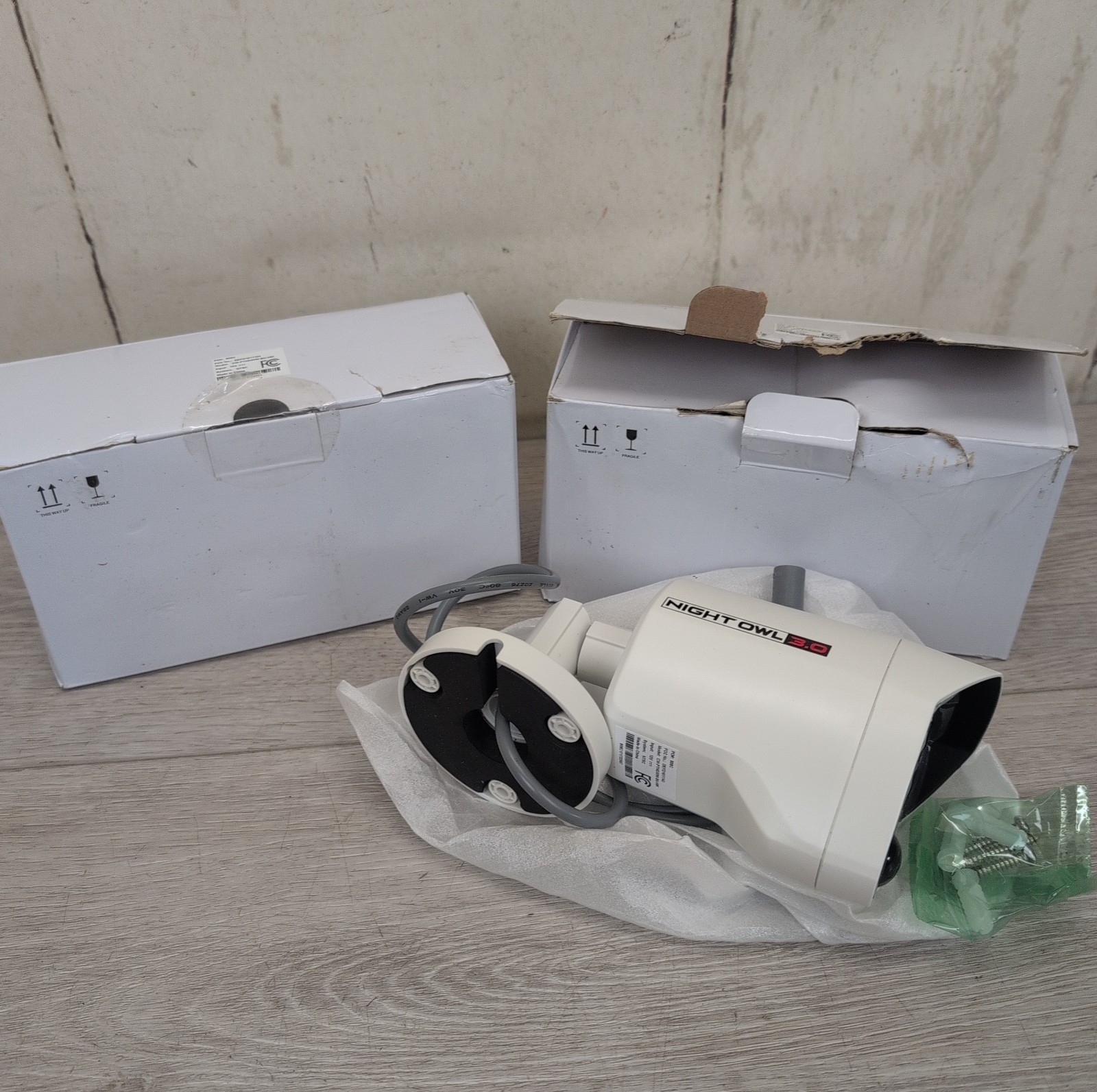 Lot of 2 Night Owl 3MP 3.0 Wired HD Security Add-On Camera CM-PTHD30W-BU New