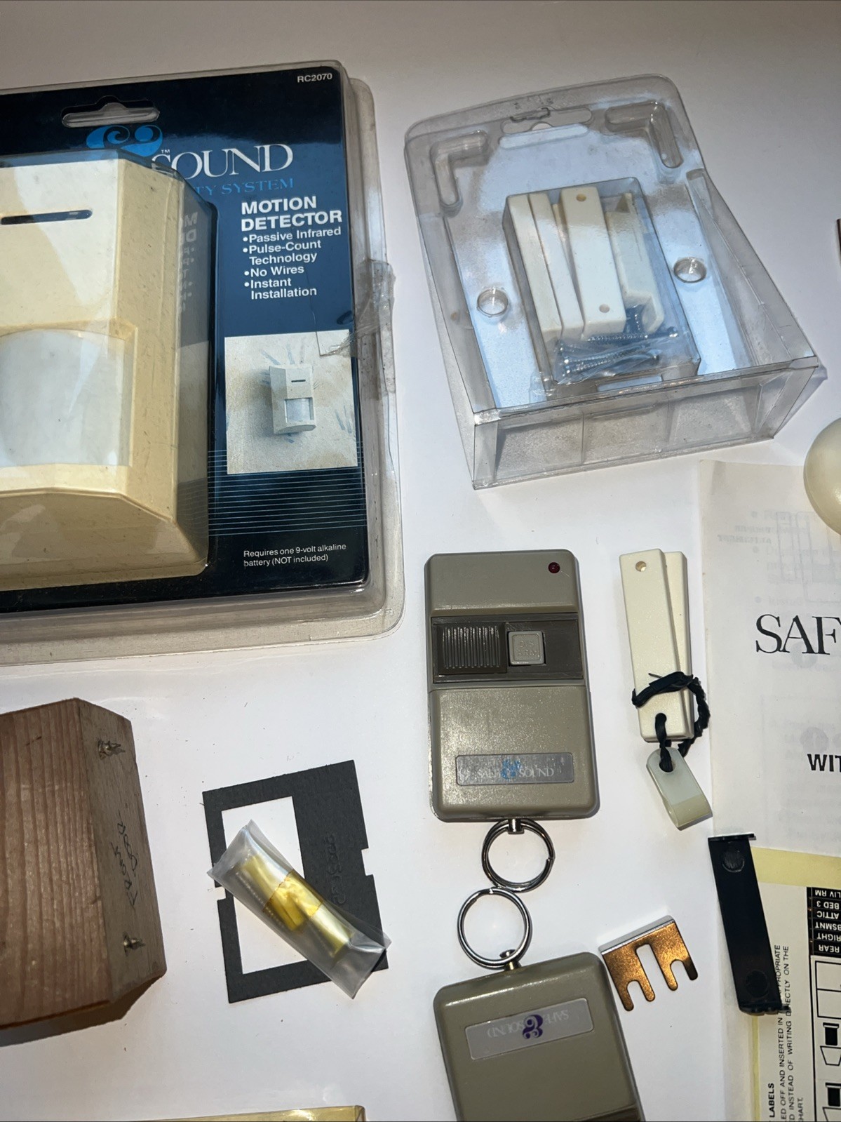Lot Of Vintage Alarm System Components Safe & Sound | Used Untested As Is