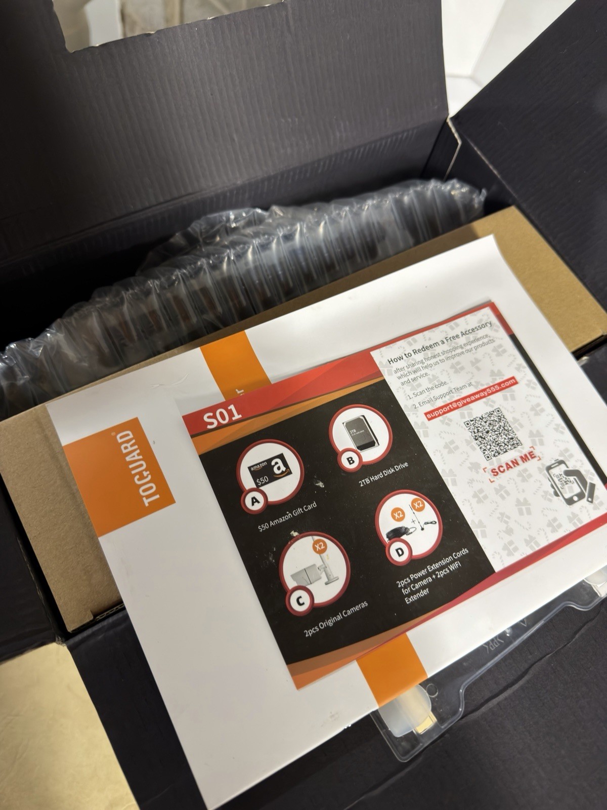 TOGUARD 8CH 3MP WIFI Wireless Security Camera System AI Motion Detection 1TB HDD