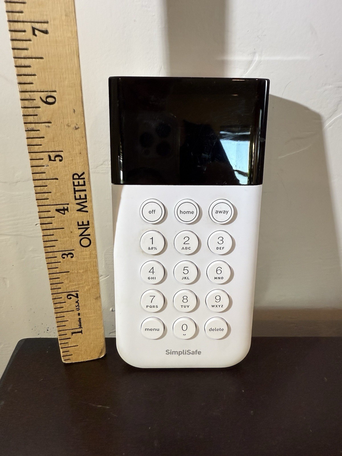 SimpliSafe SSKP3 Home Security System Wireless Keypad Remote White GENUINE w1